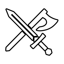 正义偏斜特长图标